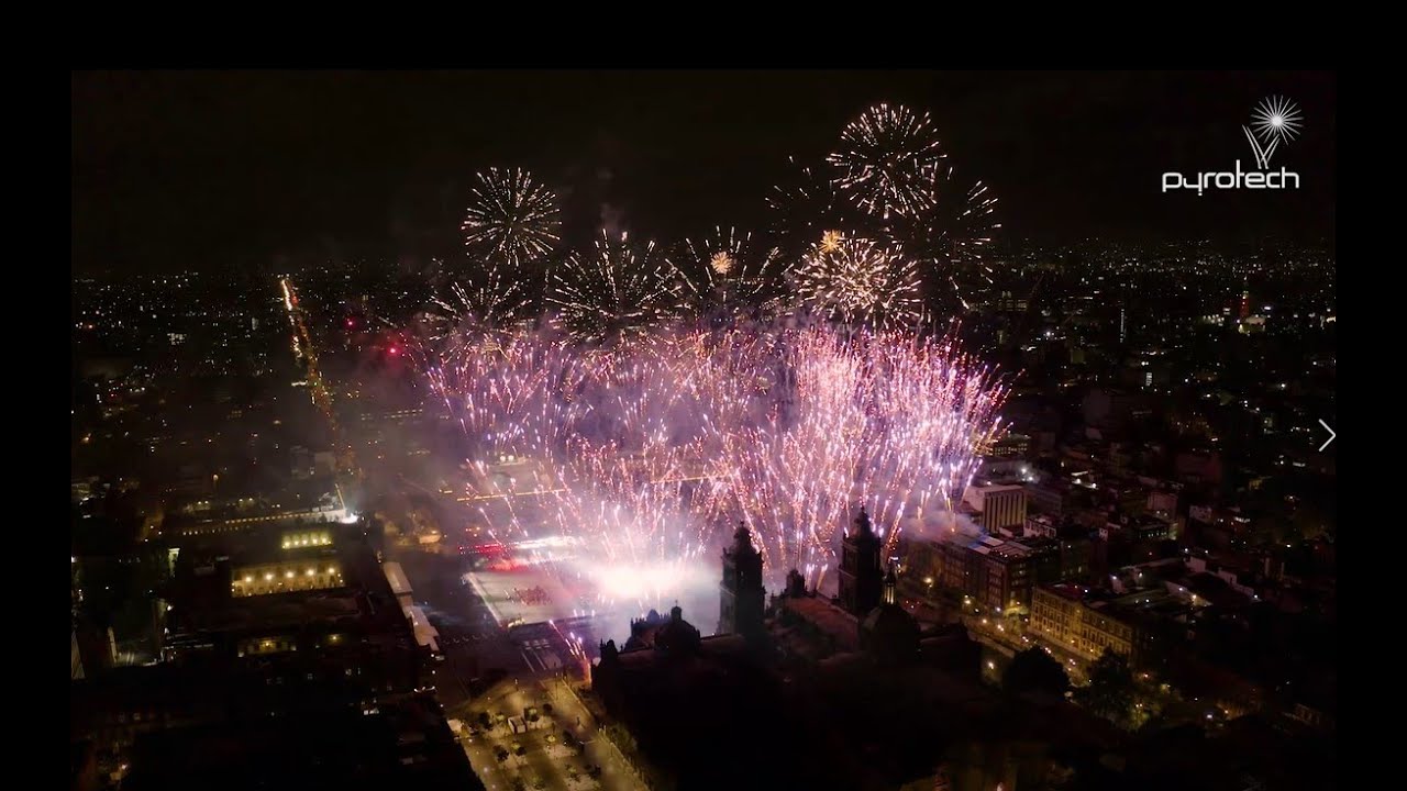 A show in a public square during an institutional celebration